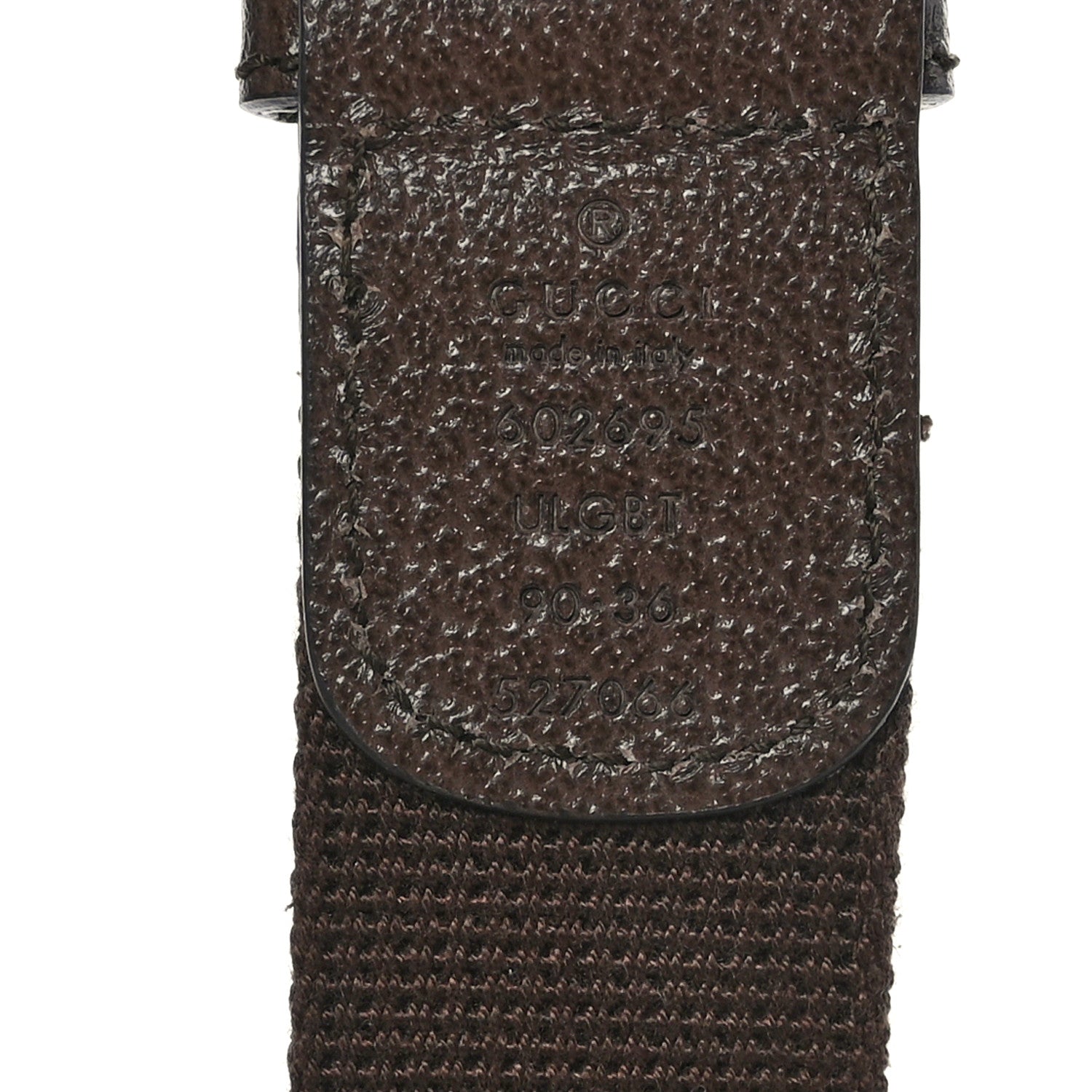 Gucci Textured Dollar Calfskin Gucci 100 Aria Belt Bag 90 36 New Acero Multicolor 8 of 10