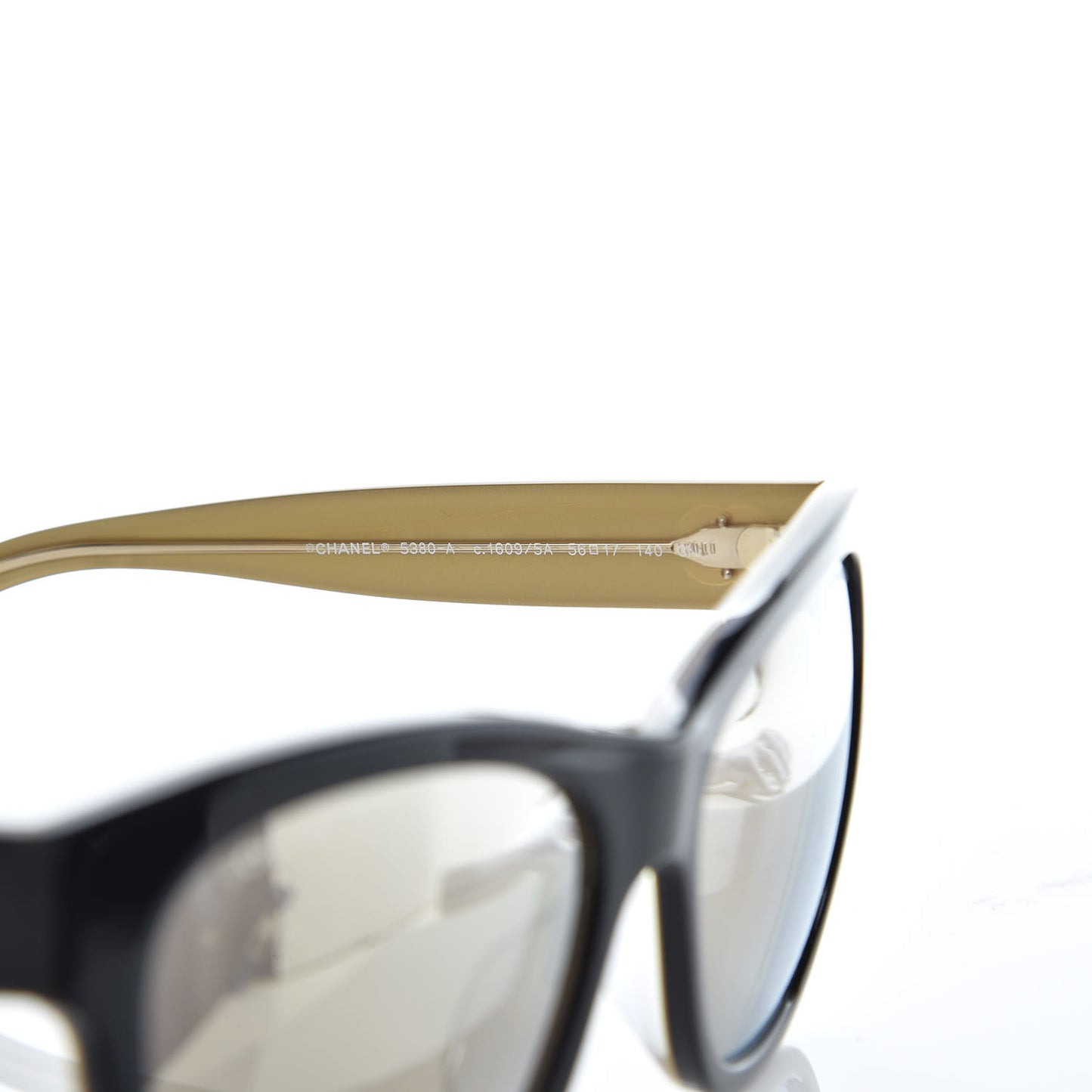 Acetate Square Sunglasses 5380-A Black