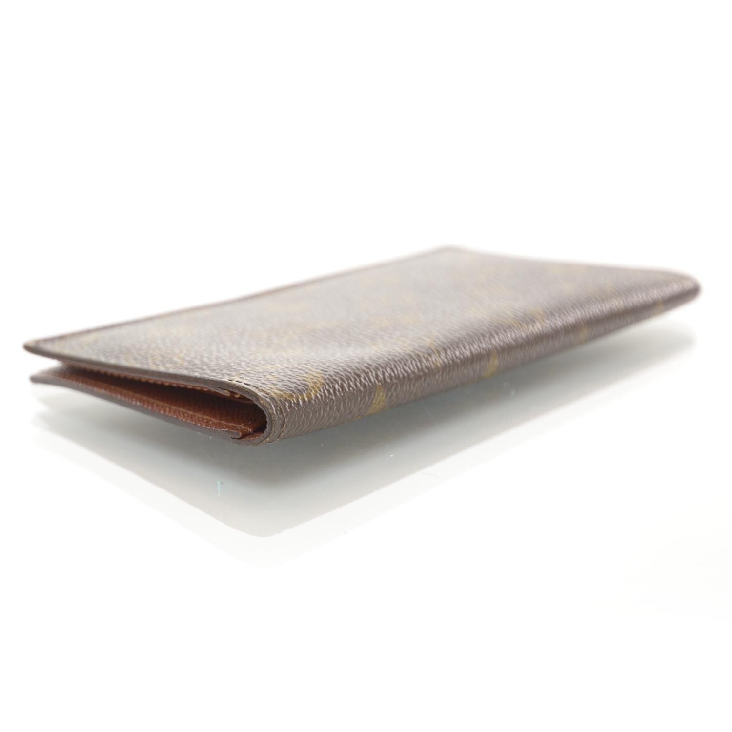 Louis Vuitton Monogram Porte Valeurs Checkbook Wallet 4 of 7