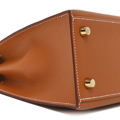 Hermes Epsom Kelly Sellier 25 Gold 9 of 11