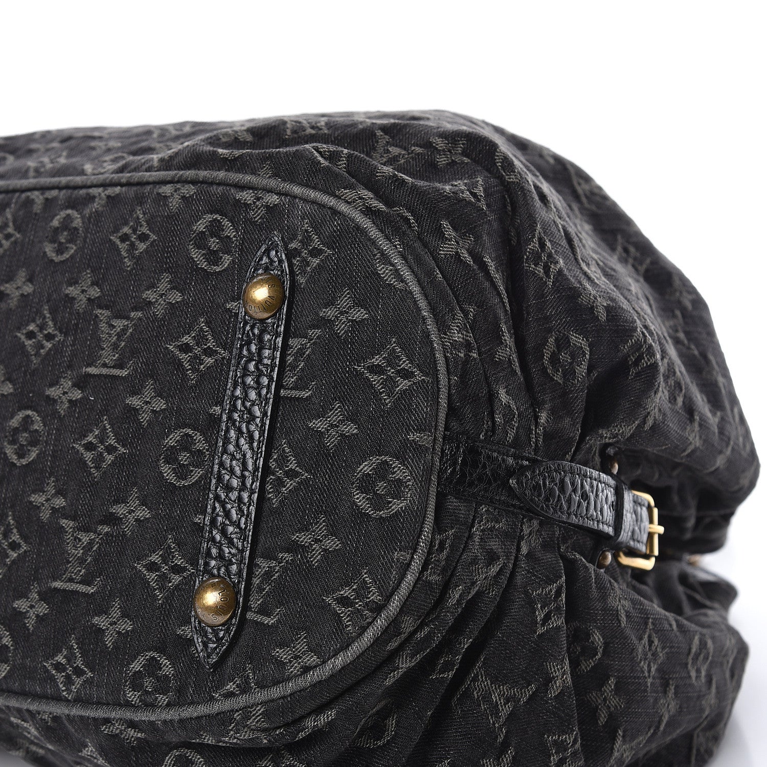 Louis Vuitton Denim Mahina XL Black 10 of 11
