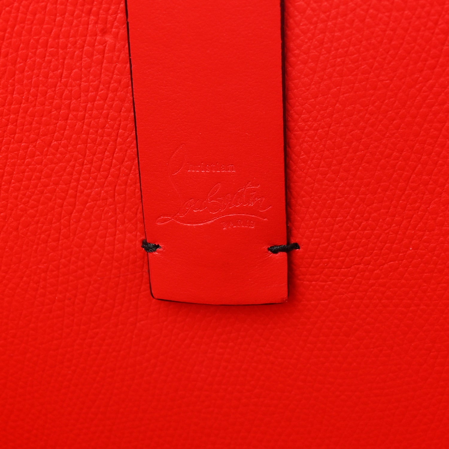 Christian Louboutin Patent Calfskin Small Oh Xtian Cabata Tote Red 8 of 11