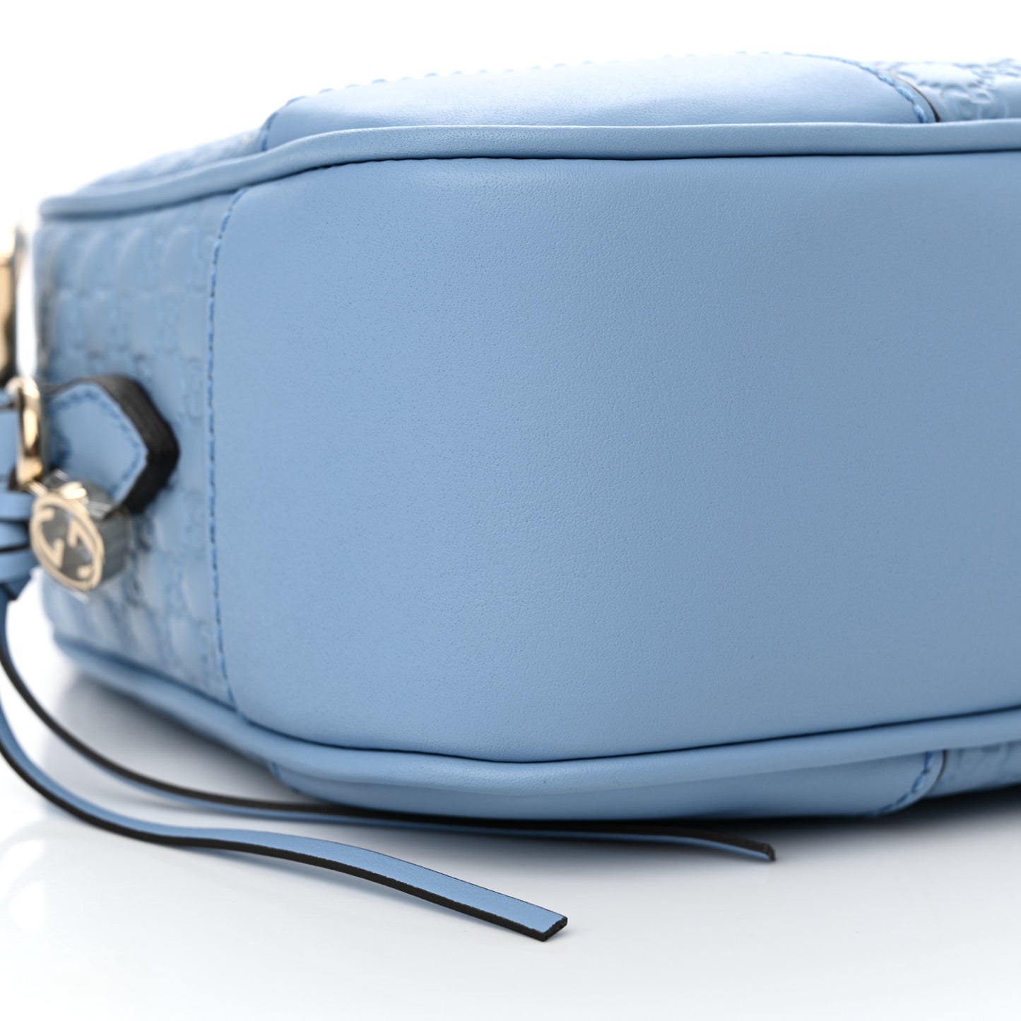 Microguccissima Mini Bree Messenger Bag Mineral Blue