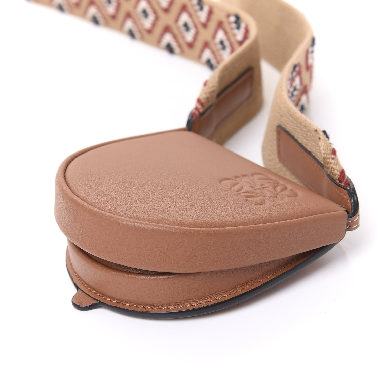 Loewe Calfskin Mini Ibiza Heel Shoulder Bag Tan 9 of 11