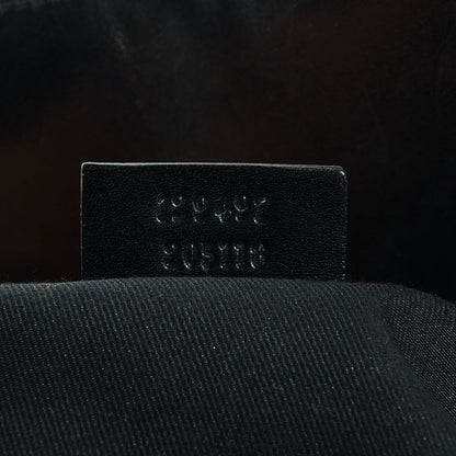 Gucci Monogram Horsebit Web Clutch Black 7 of 7