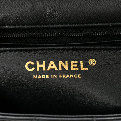 Chanel Lambskin Quilted Mini Coco Charms Rectangular Flap Black 6 of 13
