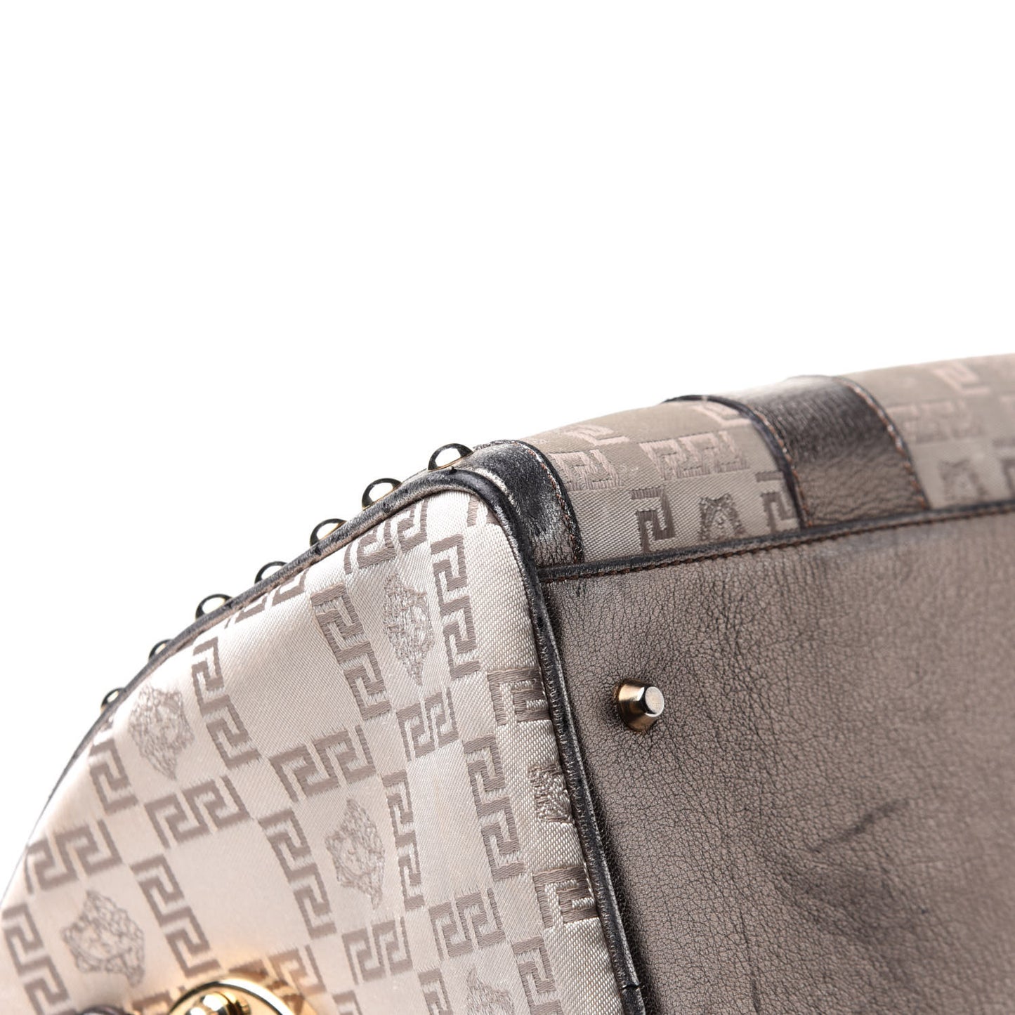 Metallic Calfskin Snap Out Of It Bag Bronze