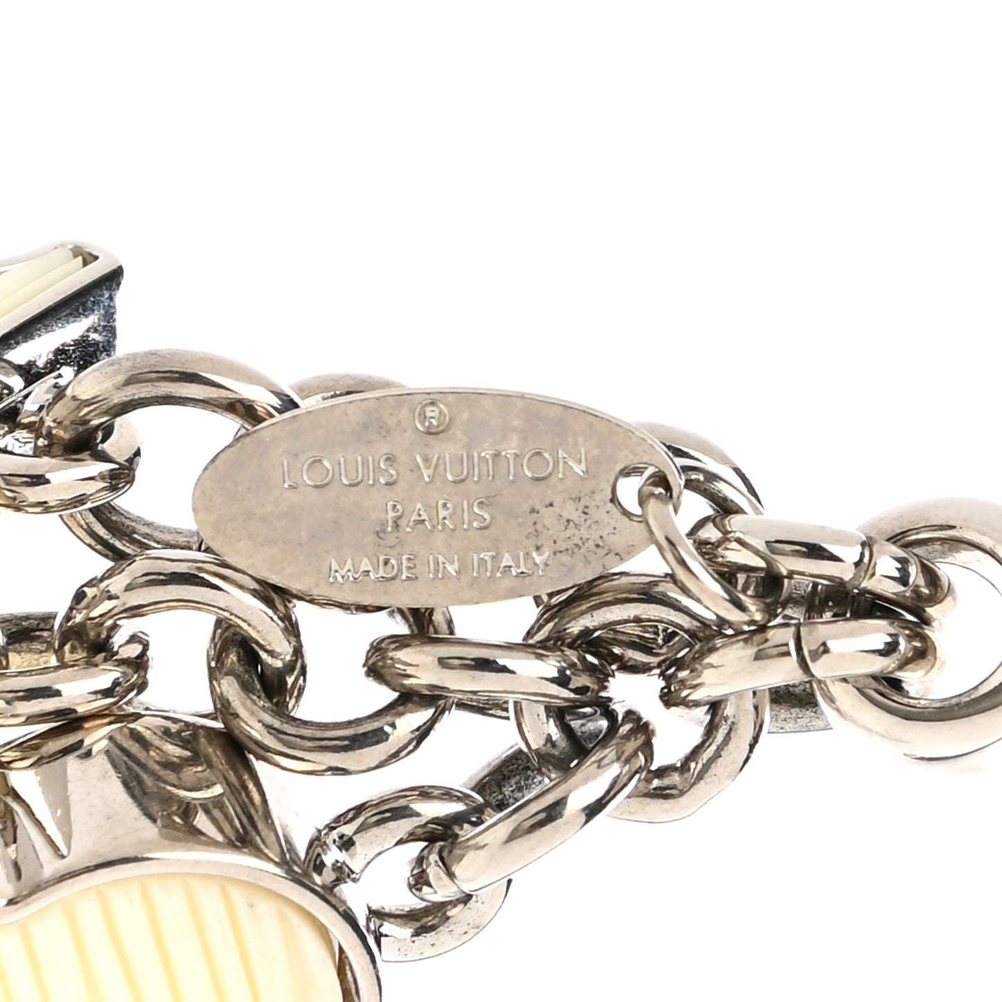 Fleur d Epi Bag Charm Ivory