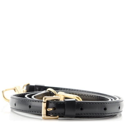 Louis Vuitton Epi Adjustable Shoulder Strap 16MM Black 1 of 5