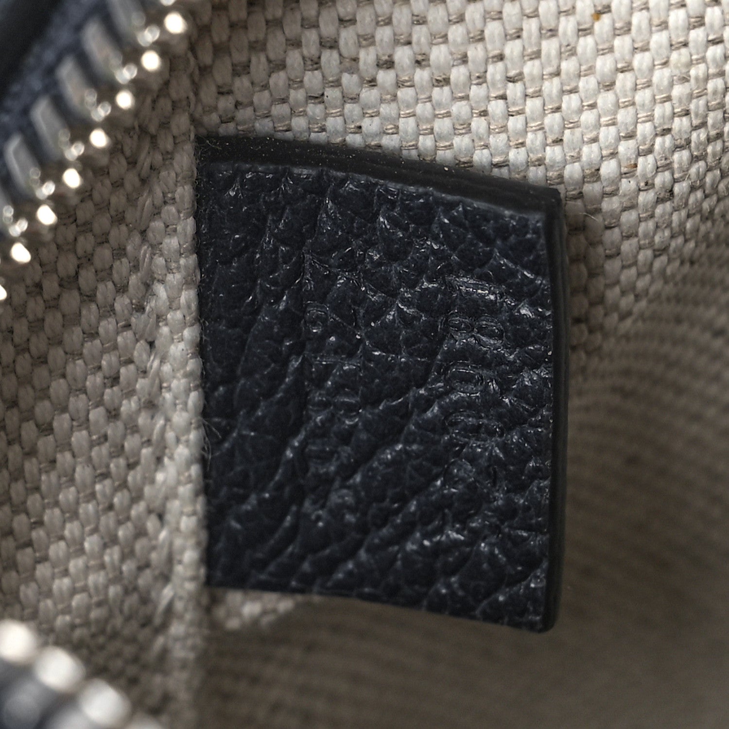 Gucci GG Supreme Monogram Textured Calfskin Web Mini Ophidia Messenger Beige Blue 6 of 10
