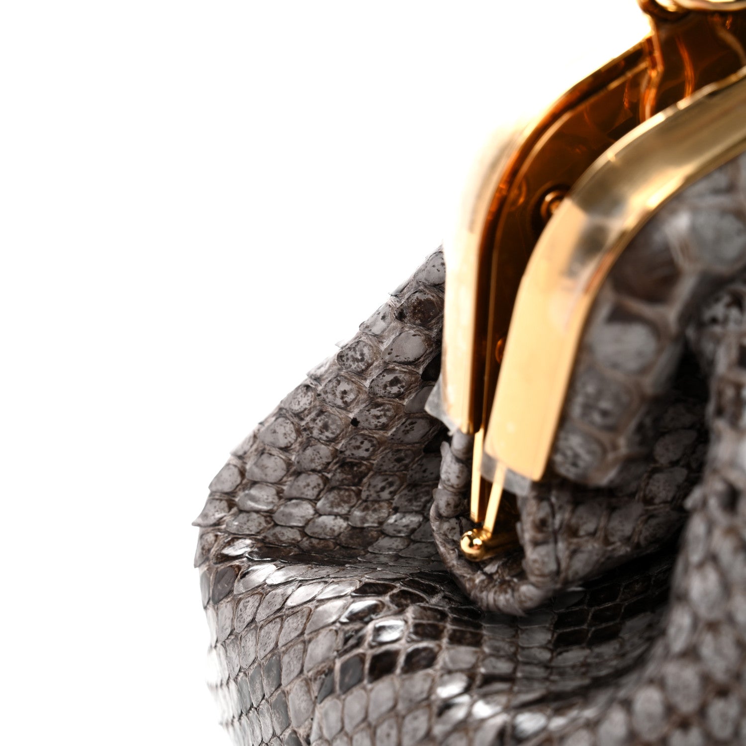 Fendi Snakeskin Small Fendi First Asfalto 1853219 – FASHIONPHILE