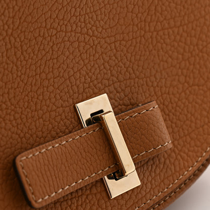 Delvaux Crispy Calfskin Mini Le Mutin Saddle Belt Bag Vegetal 11 of 11