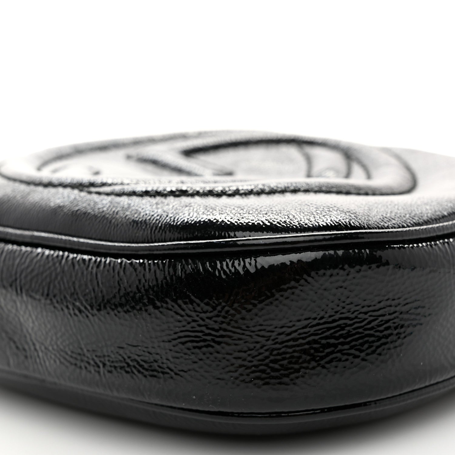 Gucci Patent Mini Soho Chain Bag Black 10 of 10