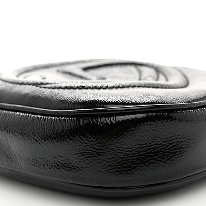 Gucci Patent Mini Soho Chain Bag Black 10 of 10