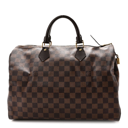 Louis Vuitton Damier Ebene Speedy 35 1 of 9