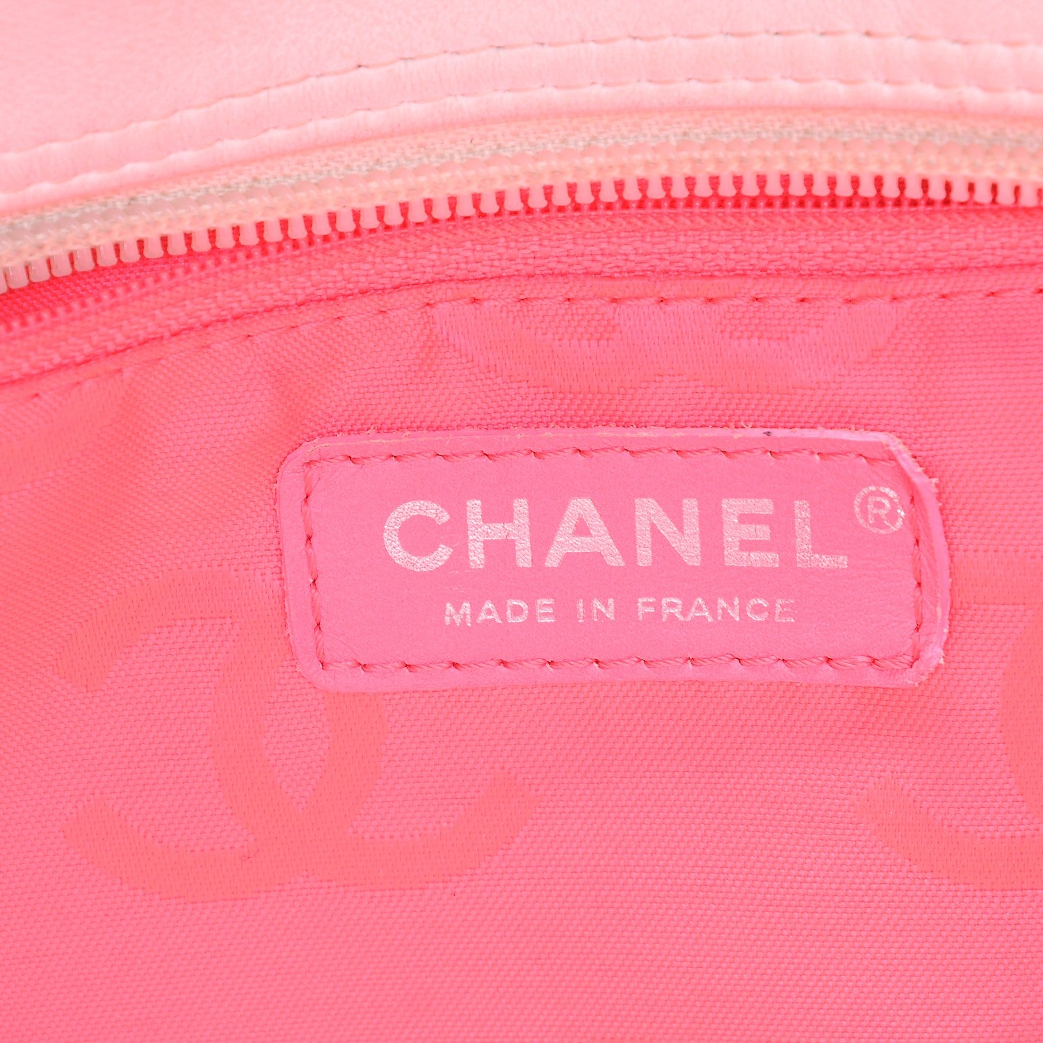 Chanel Calfskin Quilted Large Cambon Bowler White Black 6 of 13
