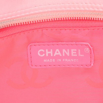 Chanel Calfskin Quilted Large Cambon Bowler White Black 6 of 13