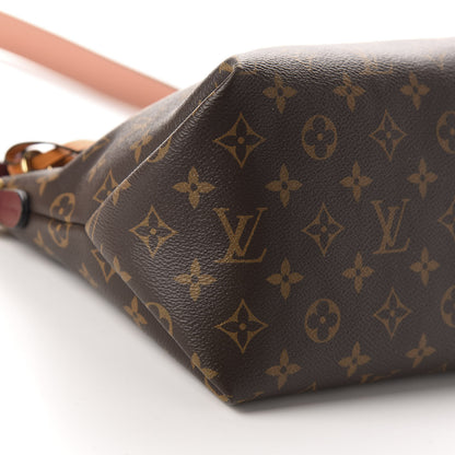 Louis Vuitton Monogram Beaubourg Hobo Mini Bordeaux Red Peach Safran Blue Jean Blue 6 of 11