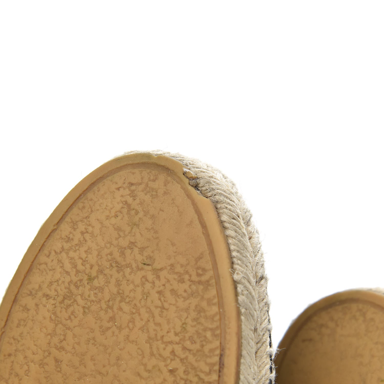 Saint Laurent Lambskin Monogram Espadrilles 38 Black 11 of 12