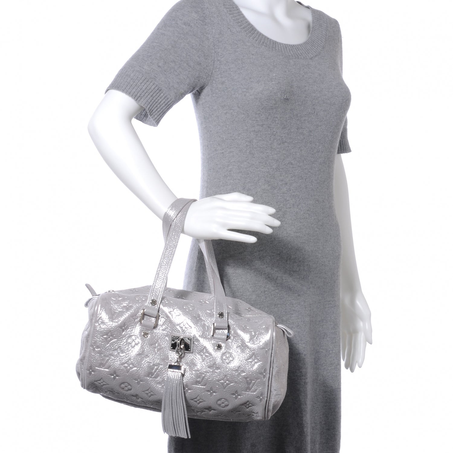 Louis Vuitton Monogram Shimmer Comete Silver 2 of 7