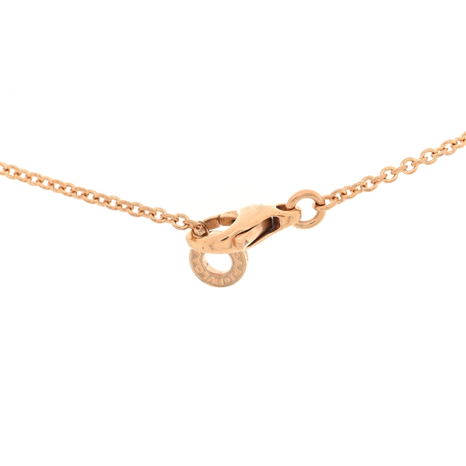 Bulgari 18K Rose Gold B.Zero1 Pendant Necklace 5 of 6