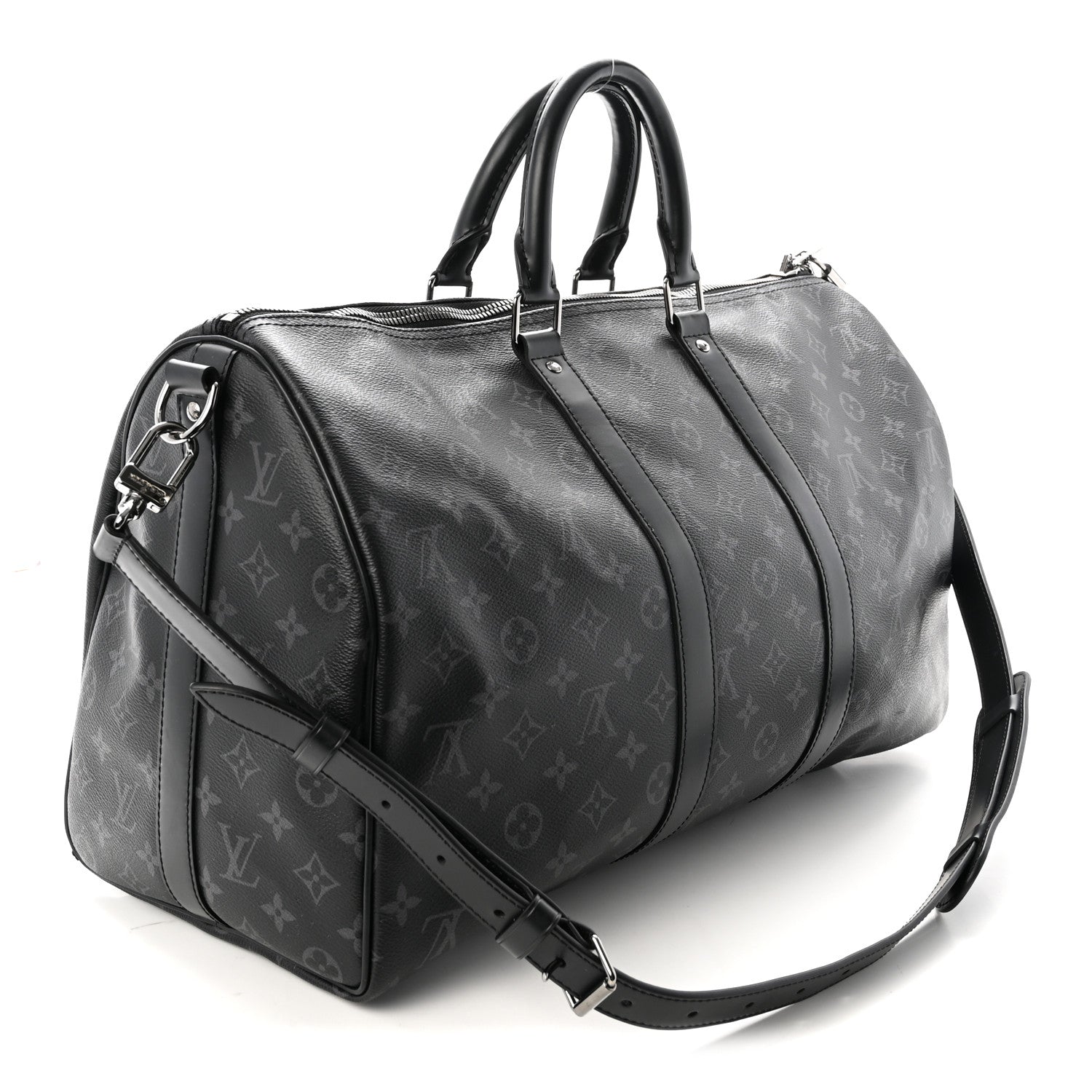 Louis Vuitton Monogram Eclipse Keepall Bandouliere 45 2 of 8