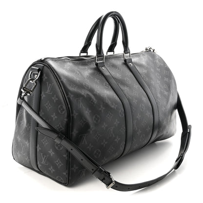 Louis Vuitton Monogram Eclipse Keepall Bandouliere 45 2 of 8