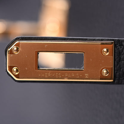 Hermes Togo Kelly Retourne 25 Black 12 of 31