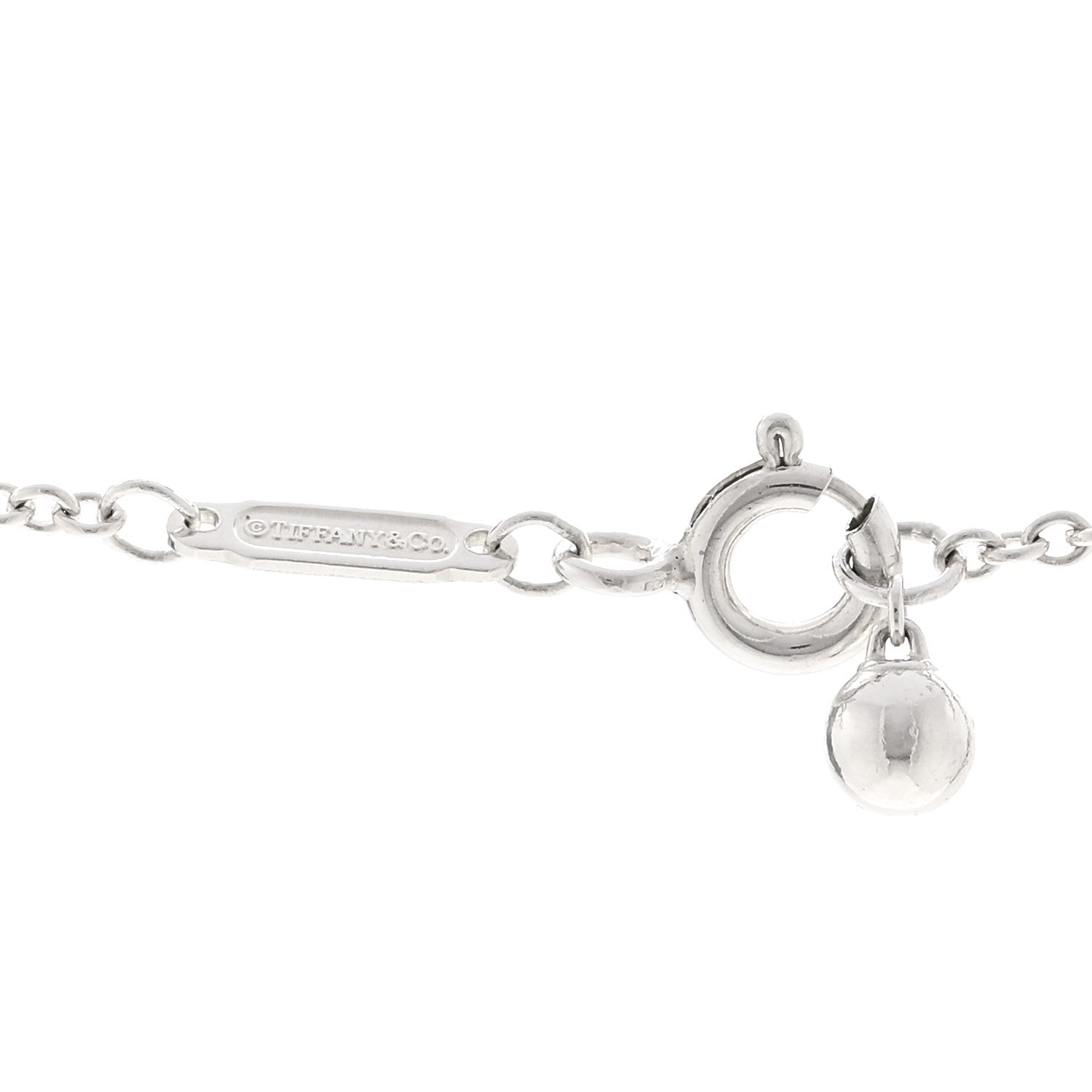 Tiffany Sterling Silver 8mm HardWear Ball Pendant Necklace 4 of 4
