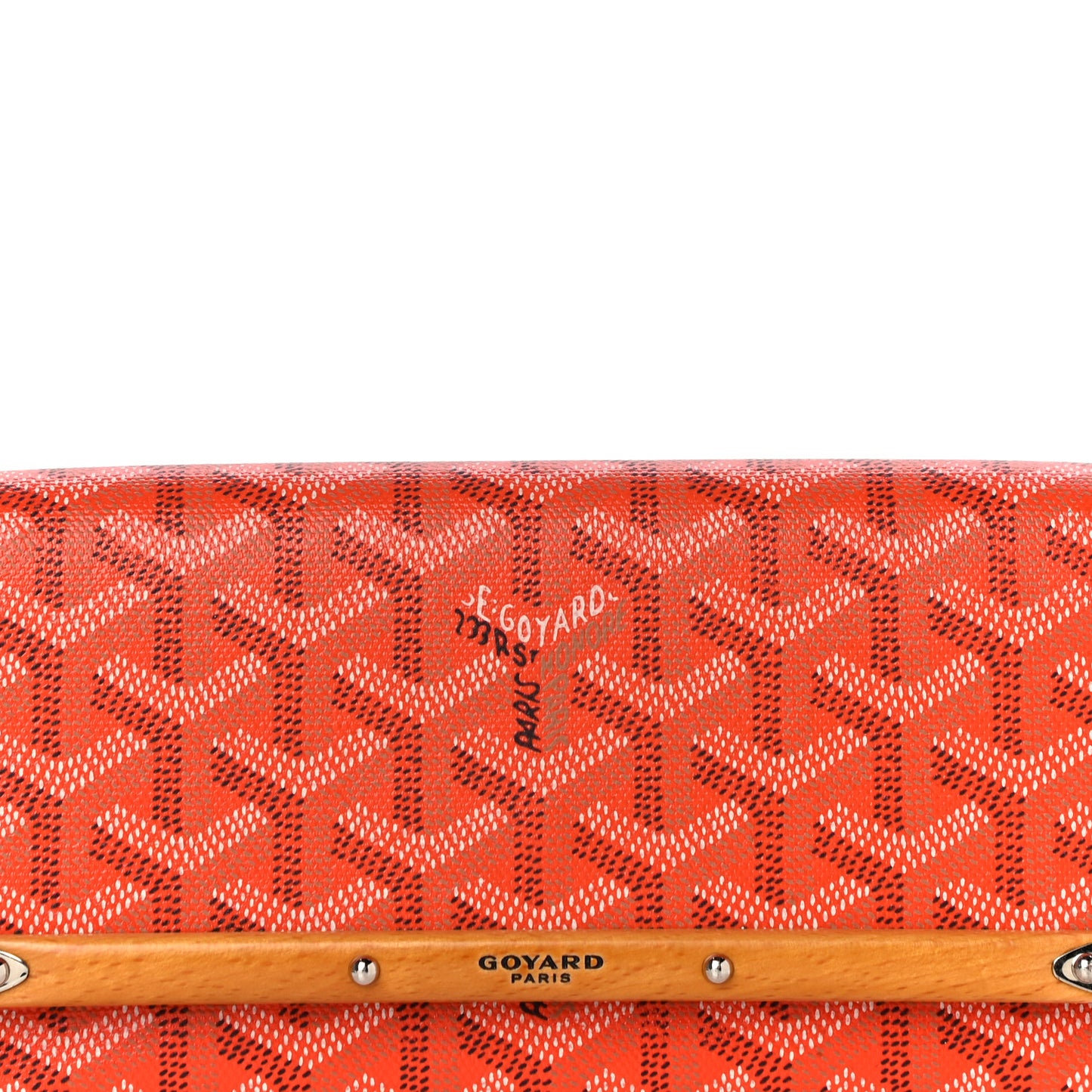 Goyardine Monte Carlo Mini Phone Case Orange