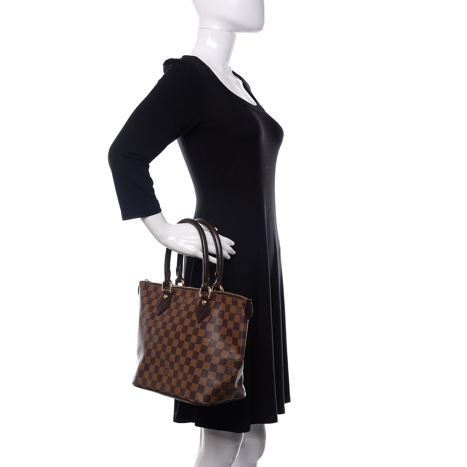 Louis Vuitton Damier Ebene Saleya PM 2 of 9