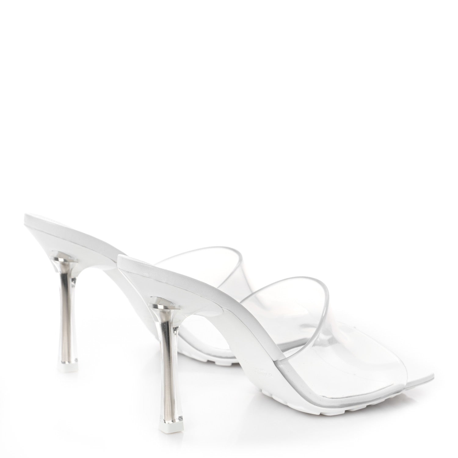 Bottega Veneta PVC Pudding Stretch Sandals 38 White 3 of 9
