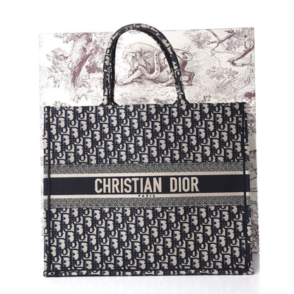 Christian Dior Oblique Book Tote Blue Multicolor 10 of 10