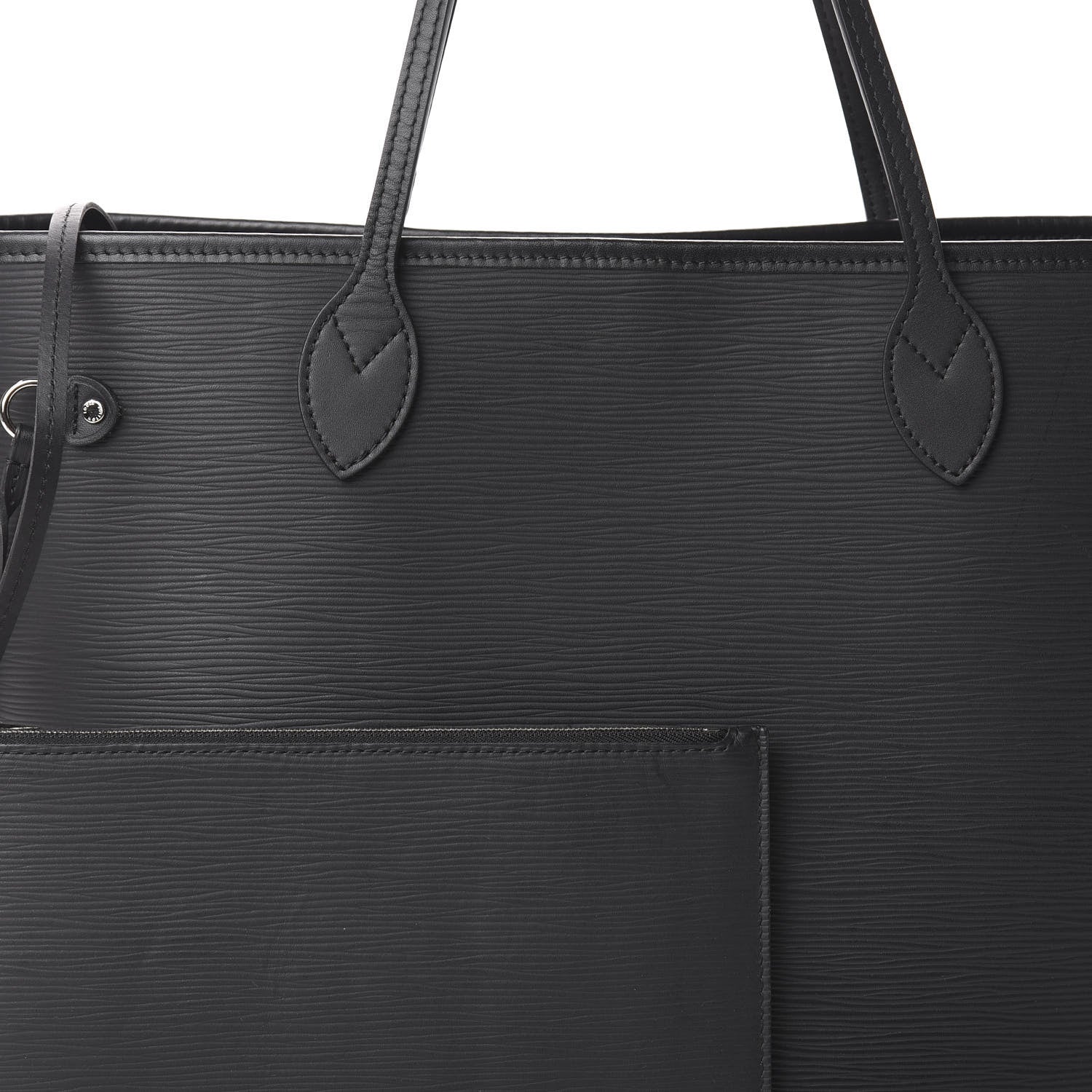 Louis Vuitton Epi Neverfull MM Black 6 of 8