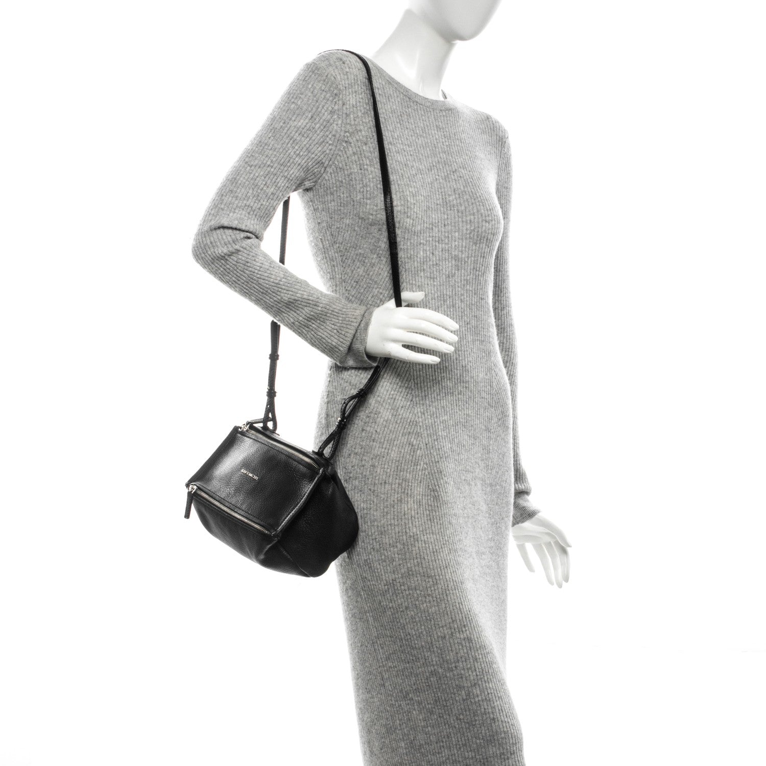 Givenchy Sugar Goatskin Mini Pandora Black 2 of 7