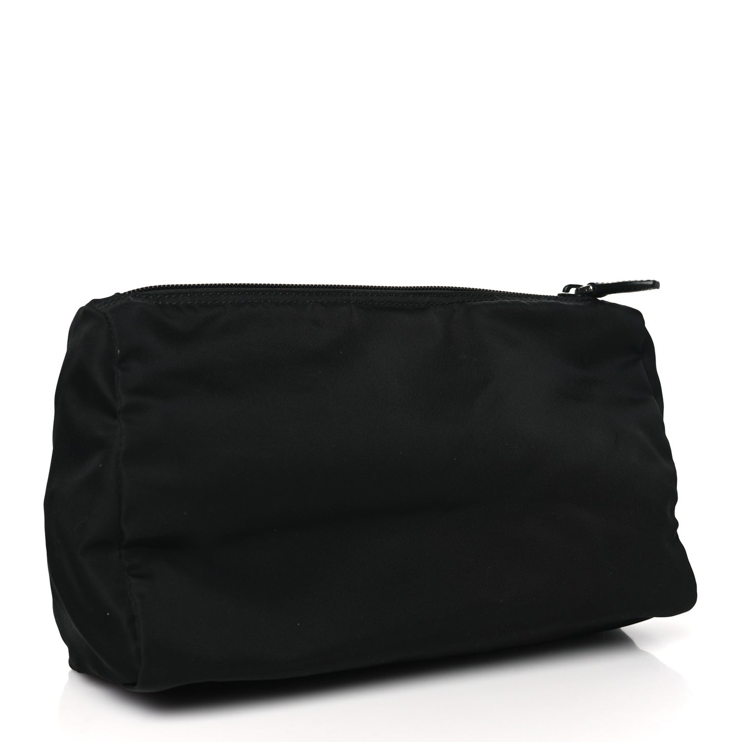 Nylon Tessuto Cosmetic Pouch Black