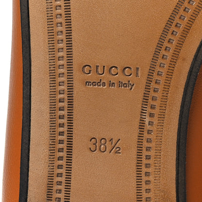 Gucci Lambskin Brixton Horsebit Loafers 38.5 Crystal Copper 8 of 12