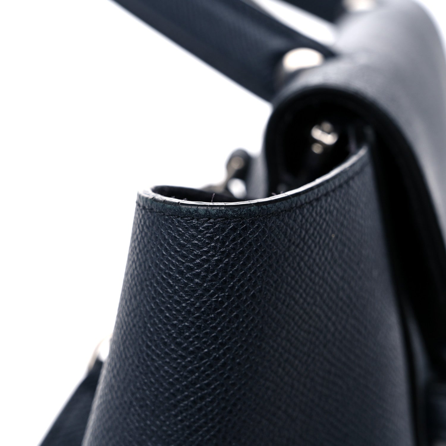 Celine Grained Calfskin Mini Belt Bag Navy 16 of 17