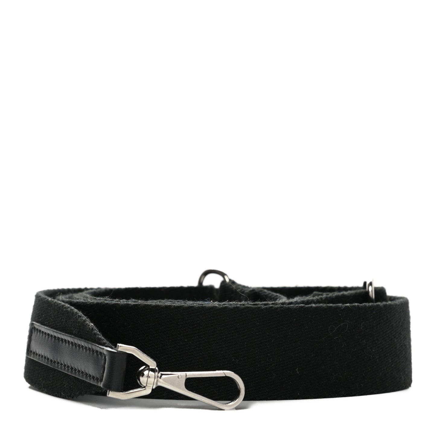 Canvas Calfskin Adjustable Shoulder Strap Grey