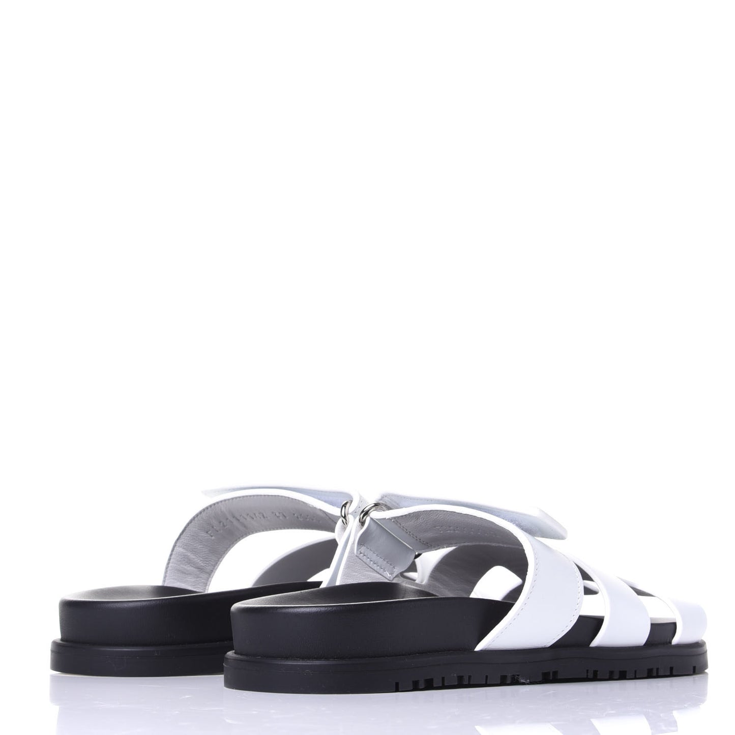 Calfskin Womens Chypre Sandals 37 White