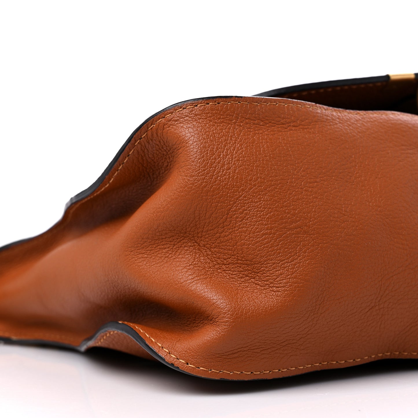 Calfskin Medium Marcie Satchel Tan