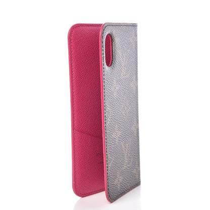 Louis Vuitton Monogram iPhone X/XS Folio Case Rose Pop 3 of 7