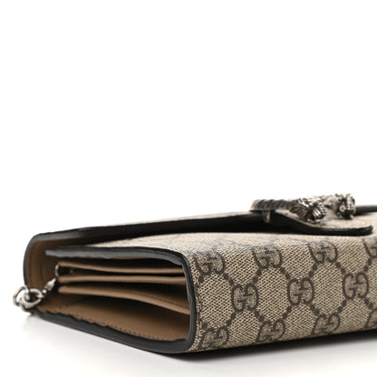 Gucci GG Supreme Monogram Mini Dionysus Chain Wallet Beige Taupe 9 of 10