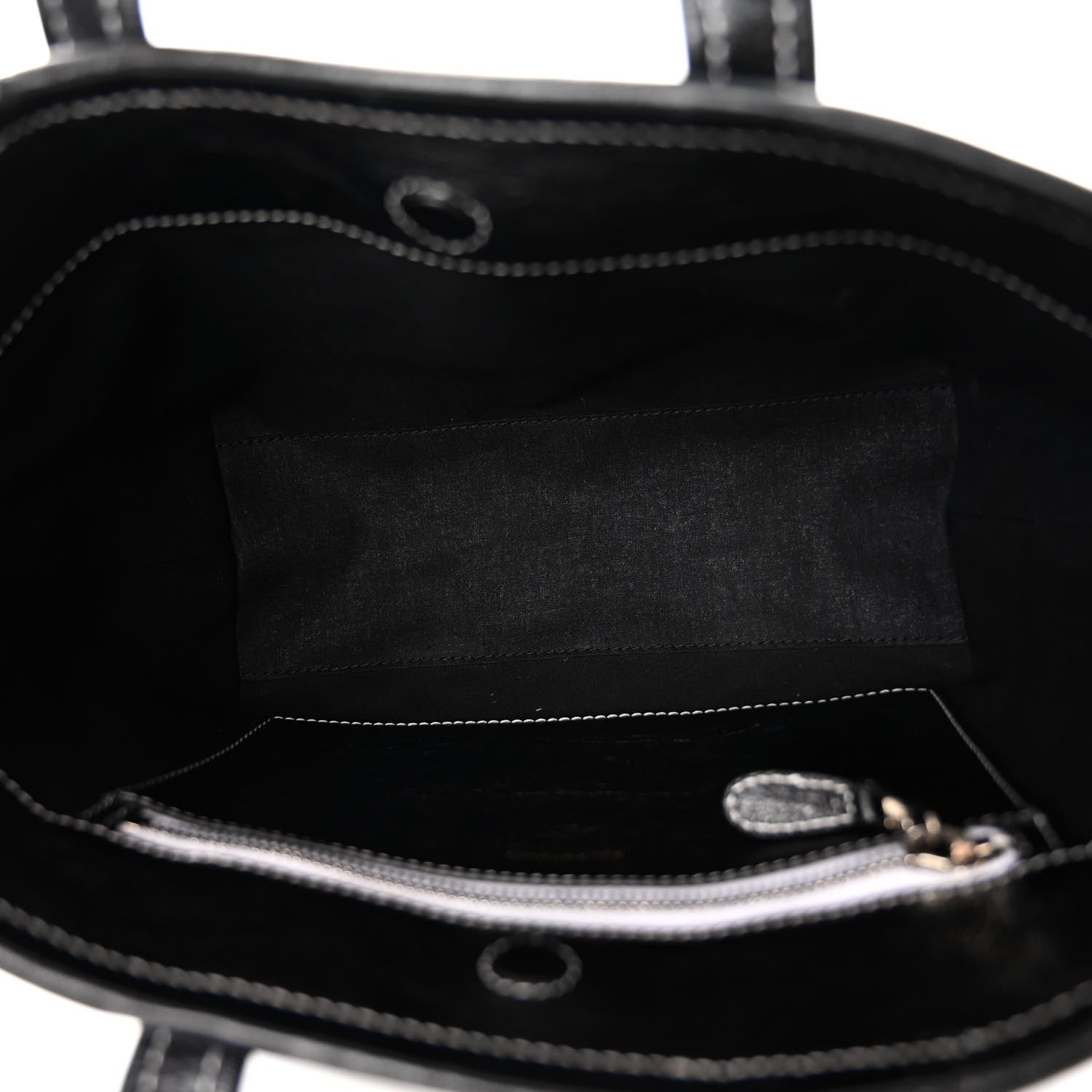 Balenciaga Agneau Arena Striped Patchwork Small Barbes East West Shopper Black White 5 of 9