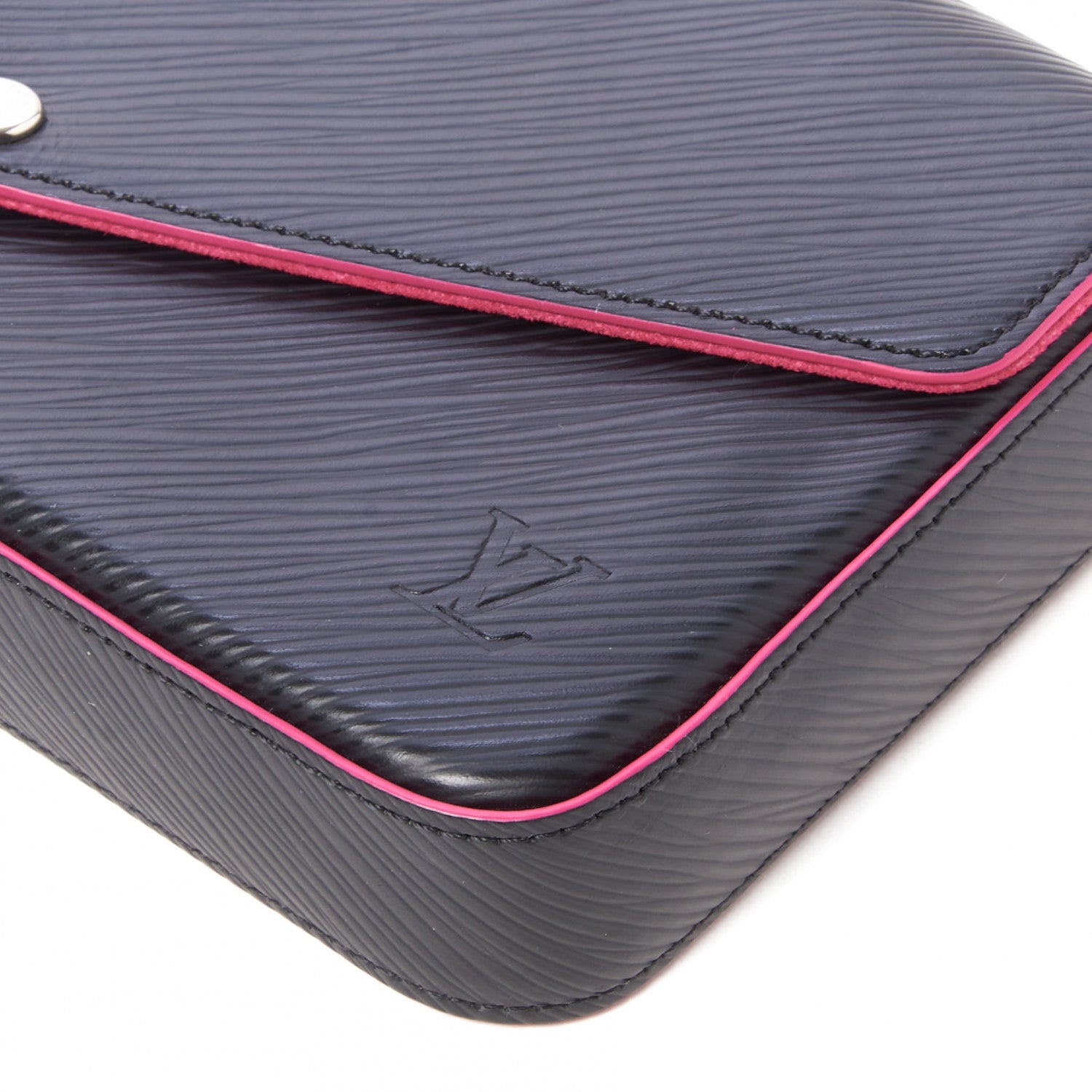 Louis Vuitton Epi Pochette Felicie Black Hot Pink 6 of 9