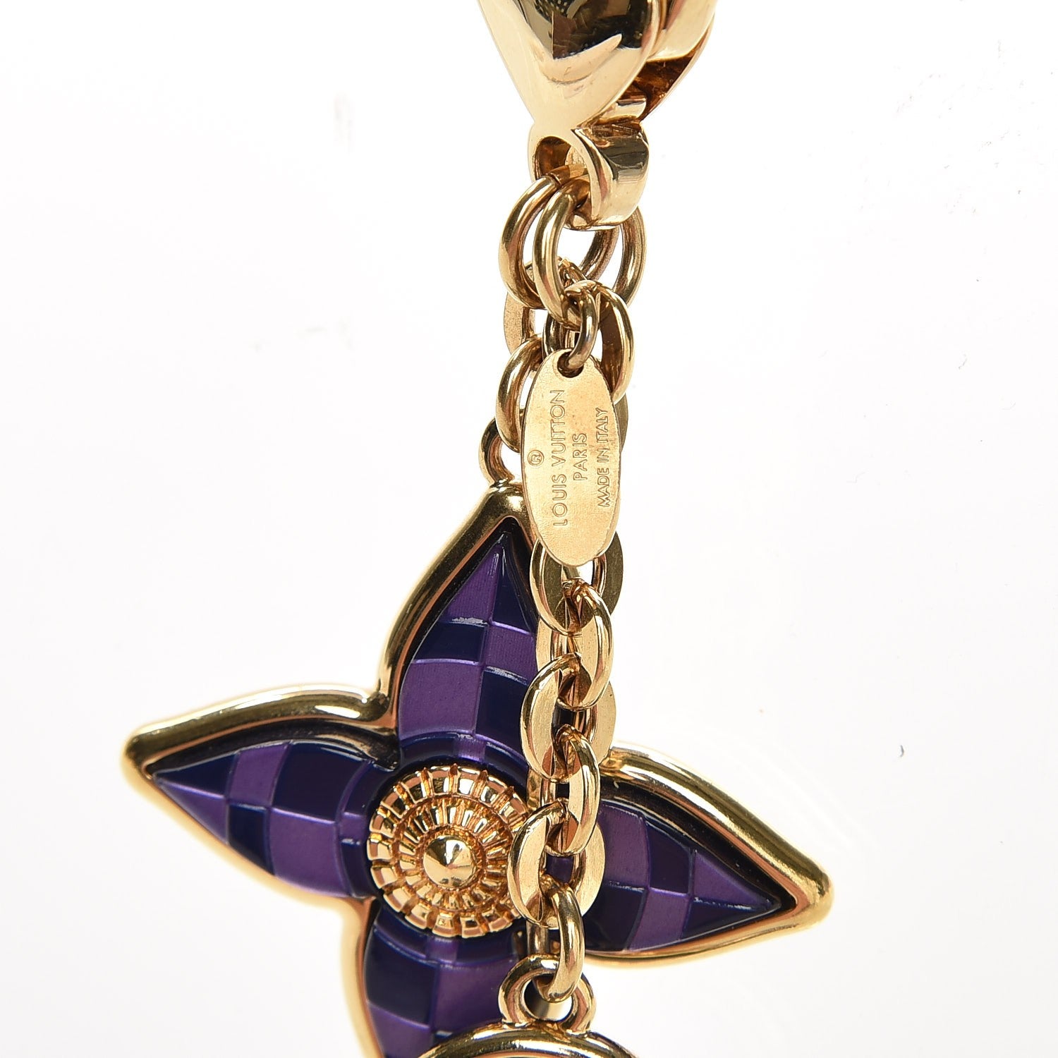 Louis Vuitton Mosaique Bag Charm Blue 3 of 4