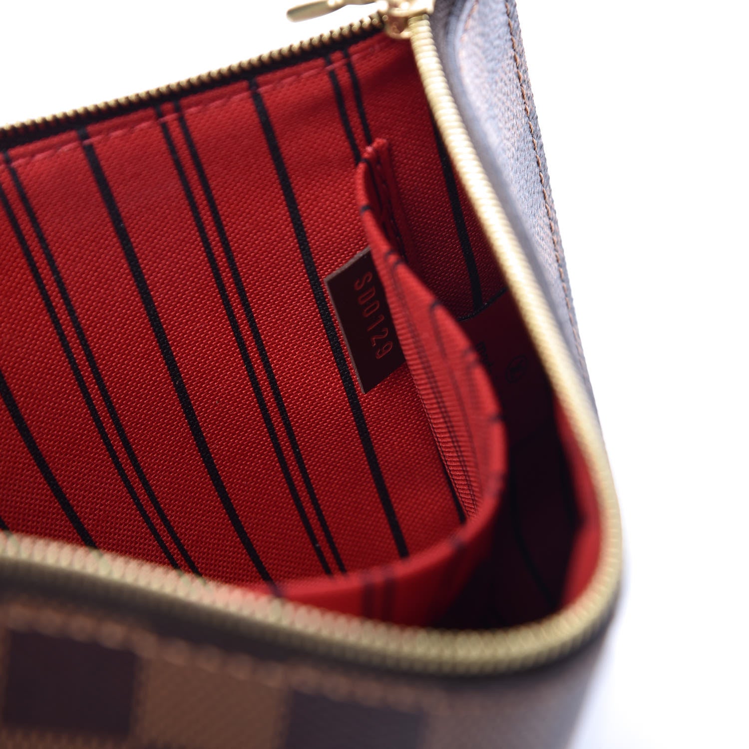 Louis Vuitton Damier Ebene Neverfull MM GM Pochette 7 of 8