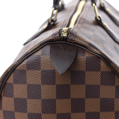 Louis Vuitton Damier Ebene Speedy 35 8 of 10