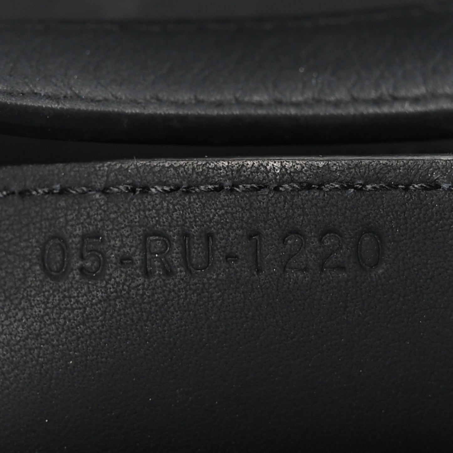 Ultra Matte Calfskin Saddle Bag Black