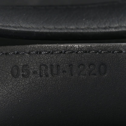 Christian Dior Ultra Matte Calfskin Saddle Bag Black 7 of 13